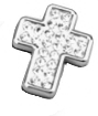 Stick On Letter Cross Silver